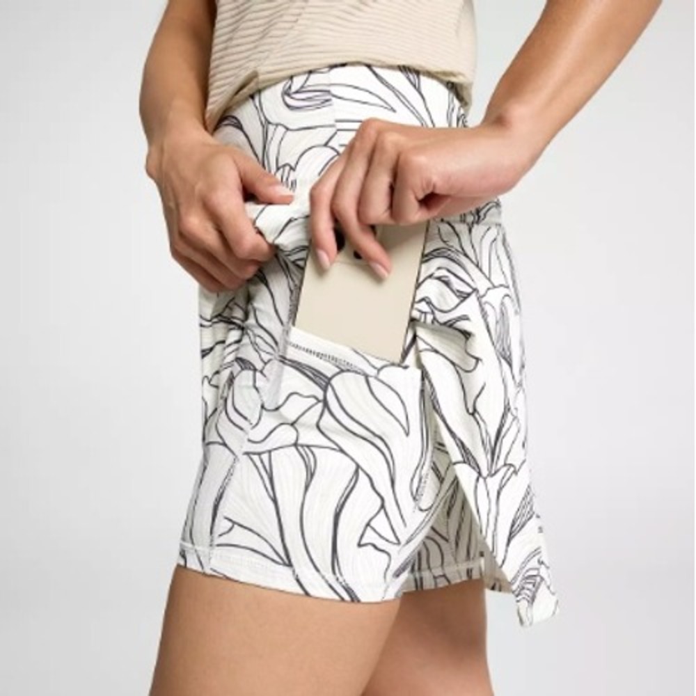 CALIA Eagle Skort Womens M White Black Print Athletic Golf Tennis Pickleball - Picture 3 of 9